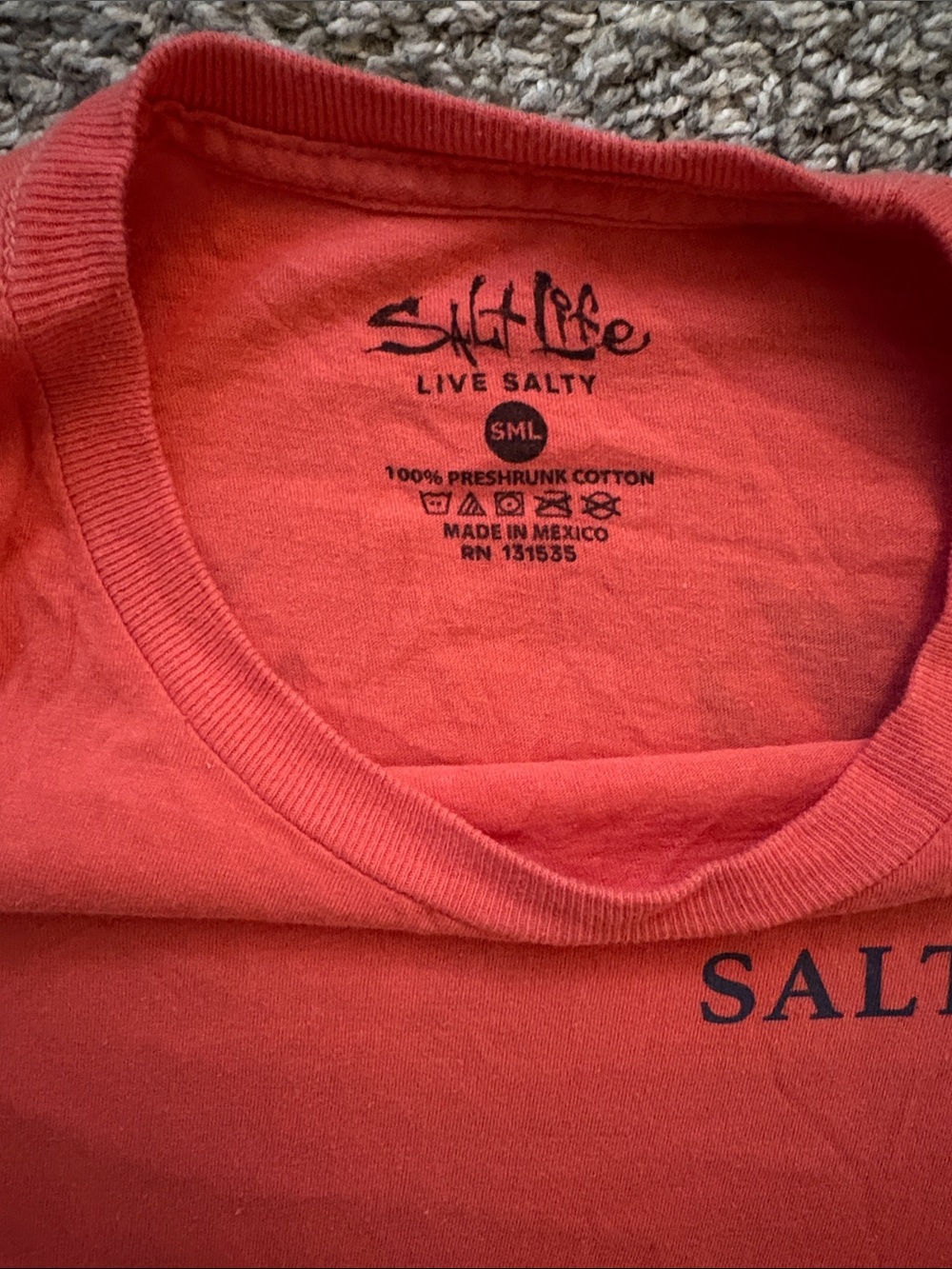 Salt Life Shirt - Picture 2 of 3
